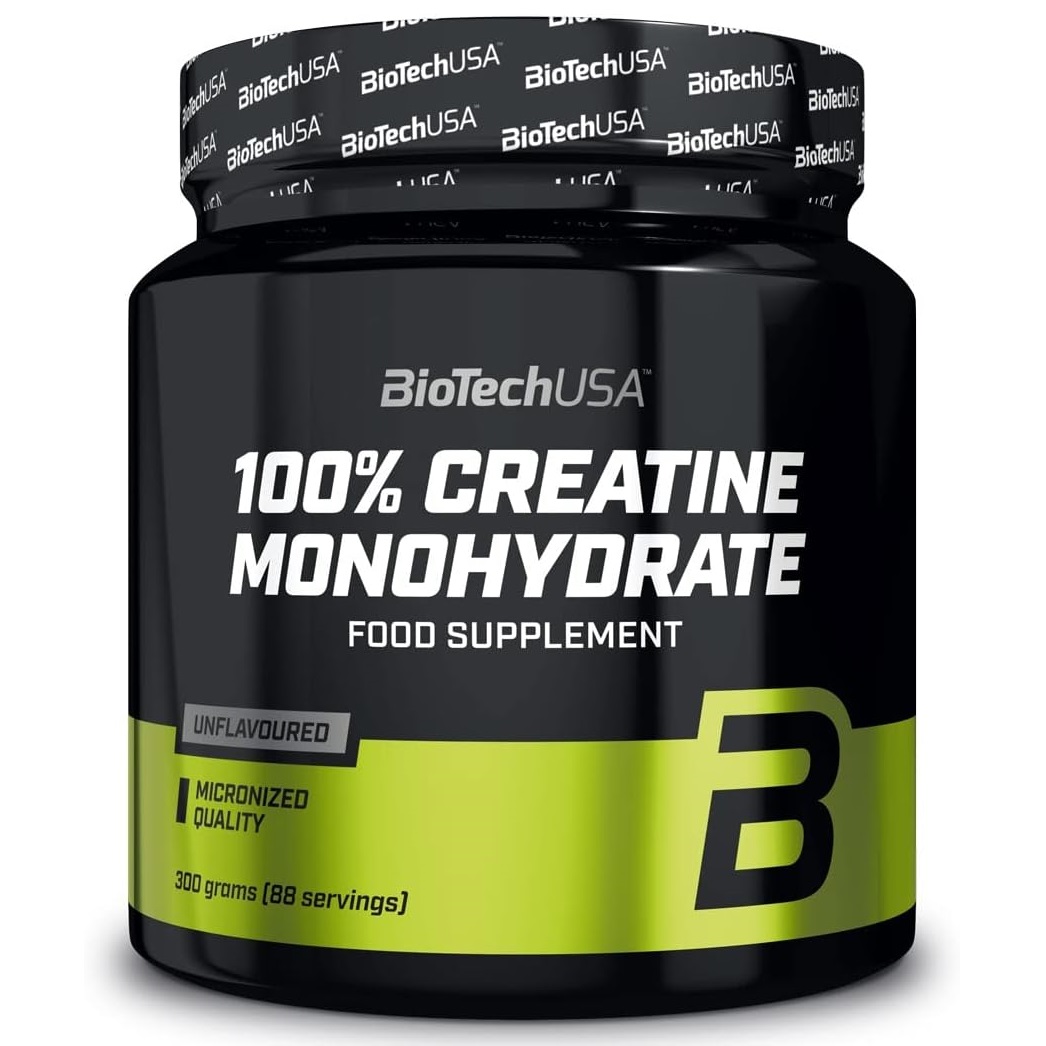 100% Creatine Monohydrate, Unflavoured - 300g