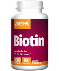 Biotin, 5000mcg - 100 caps
