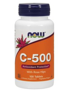 Vitamin C-500 with Rose Hips - 100 tablets