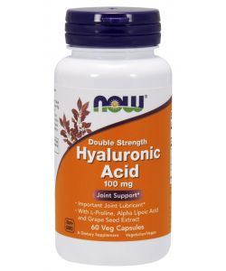 Hyaluronic Acid, 100mg Double Strength - 60 vcaps