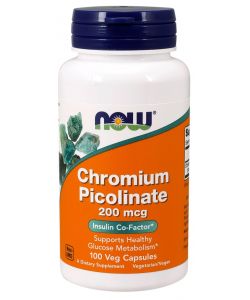 Chromium Picolinate, 200mcg - 100 vcaps