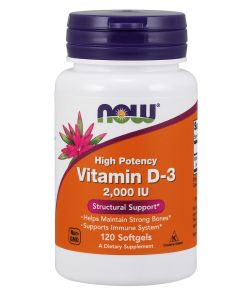 Vitamin D-3, 2000 IU - 120 softgels