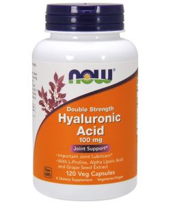 Hyaluronic Acid, 100mg Double Strength - 120 vcaps