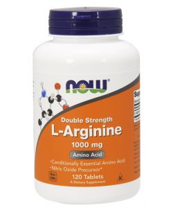 L-Arginine, 1000mg - 120 tablets