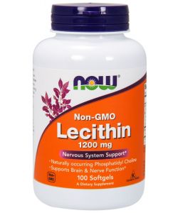 Lecithin, 1200mg Non-GMO - 100 softgels