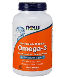 Omega-3 Enteric Coated - 180 softgels