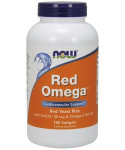 Red Omega (Red Yeast Rice) - 180 softgels