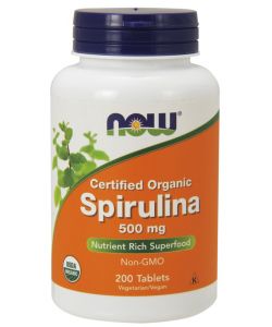 Spirulina Organic, 500mg - 200 tabs