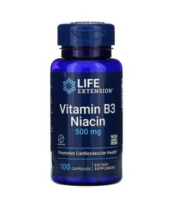 Vitamin B3 Niacin, 500mg - 100 caps