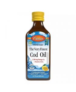 Wild Norwegian The Very Finest Cod Oil, Lemon - 200 ml.