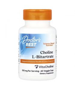 Choline L-Bitartrate, 550mg - 60 vcaps