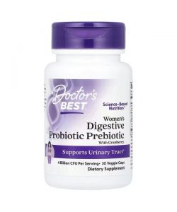 Women's Digestive Probiotic Prebiotic With Cranberry - 30 vcaps