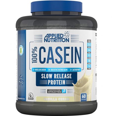 100% Casein Protein, Vanilla - 1800g