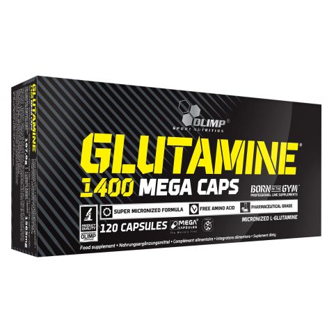 Glutamine Mega Caps - 120 caps 