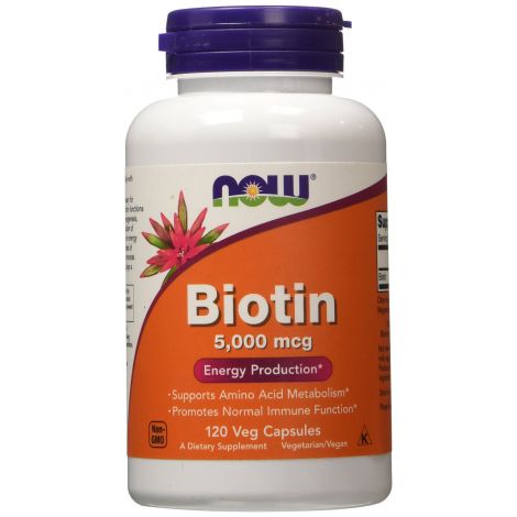 Biotin, 5000mcg - 120 vcaps