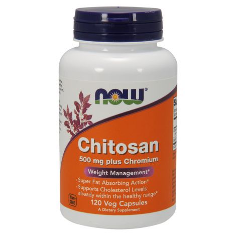 Chitosan, 500mg Plus Chromium - 120 vcaps