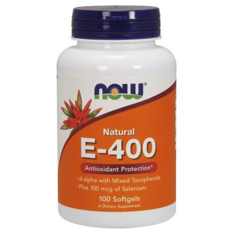 Vitamin E-400 IU with Selenium - 100 softgels