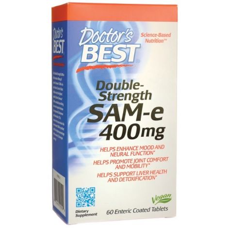SAM-e, 400mg Double-Strength - 60 tablets 