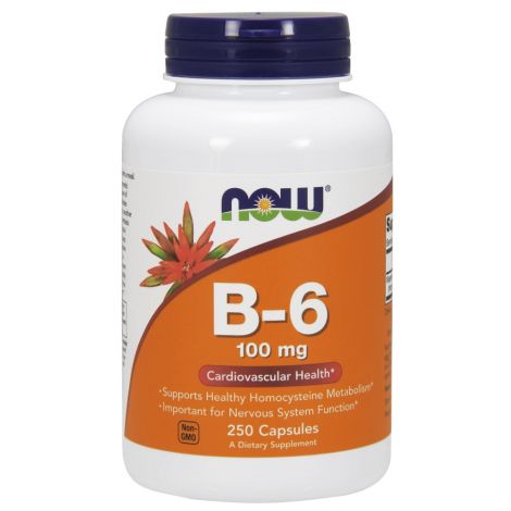 Vitamin B-6, 100mg - 250 caps