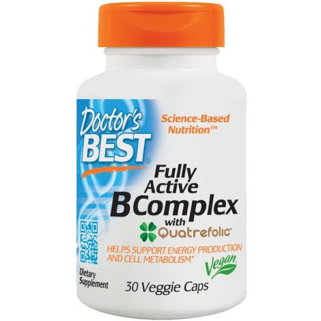 Fully Active B-Complex with Quatrefolic - 30 vcaps