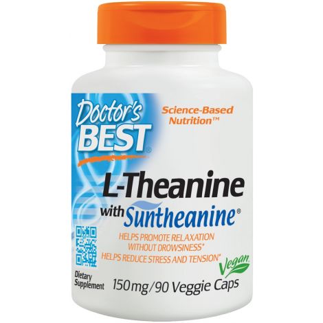 L-Theanine with Suntheanine, 150mg - 90 vcaps