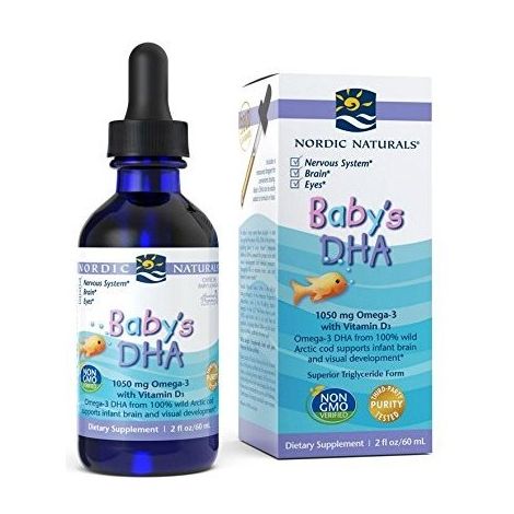 Baby's DHA, 1050mg Omega-3 with Vitamin D3 - 60 ml.