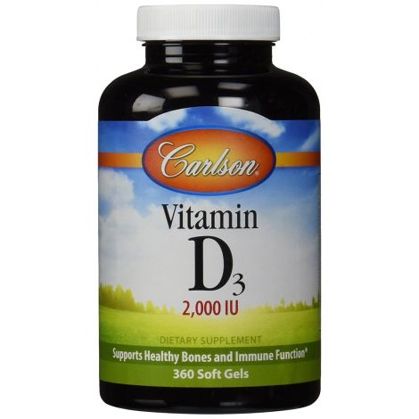 Vitamin D3, 2000 IU - 360 softgels