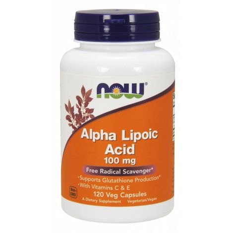 Alpha Lipoic Acid with Vitamins C & E, 100mg - 120 vcaps