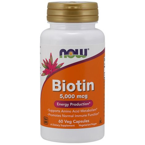 Biotin, 5000mcg - 60 vcaps