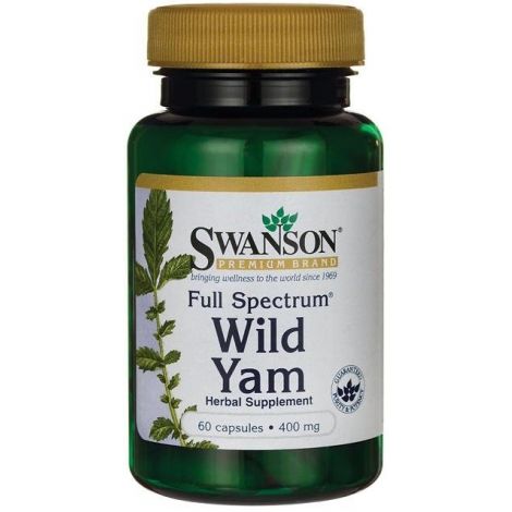Full Spectrum Wild Yam, 400mg - 60 caps