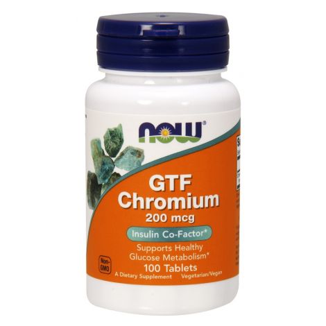 GTF Chromium, 200mcg - 100 tablets