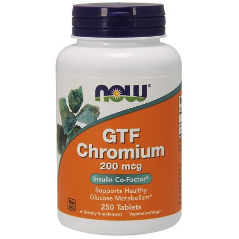 GTF Chromium, 200mcg - 250 tabs