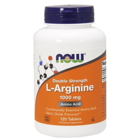 L-Arginine, 1000mg - 120 tablets