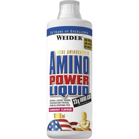 Amino Power Liquid, Cranberry - 1000 ml.