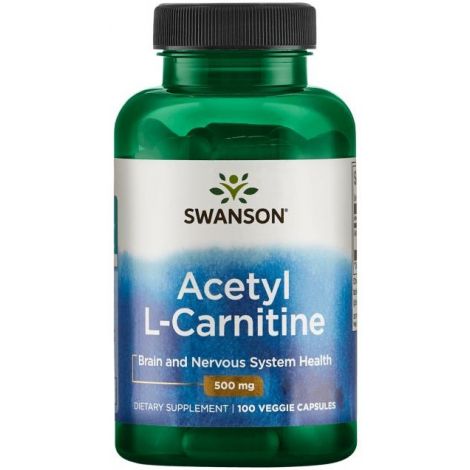 Acetyl L-Carnitine, 500mg - 100 vcaps