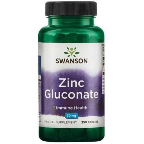 Zinc Gluconate, 30mg - 250 tabs