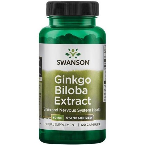 Ginkgo Biloba Extract 24%, 60mg - 120 caps