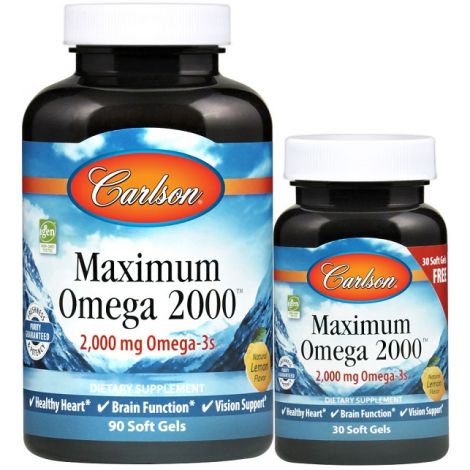 Maximum Omega 2000 - 90 + 30 softgels