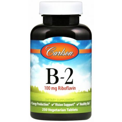 Vitamin B-2, 100mg - 100 vegetarian tabs