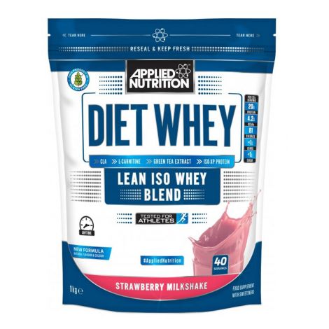 Diet Whey, Strawberry Milkshake - 1000g