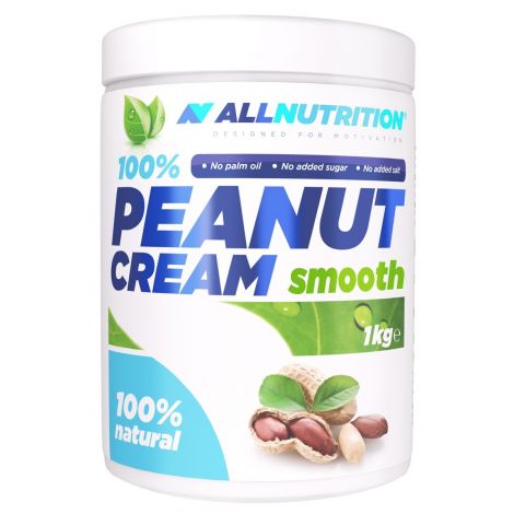 100% Peanut Cream, Smooth - 1000g