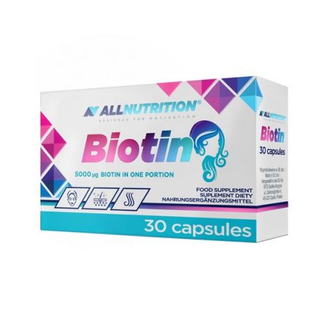 Biotin, 5000mcg - 30 caps