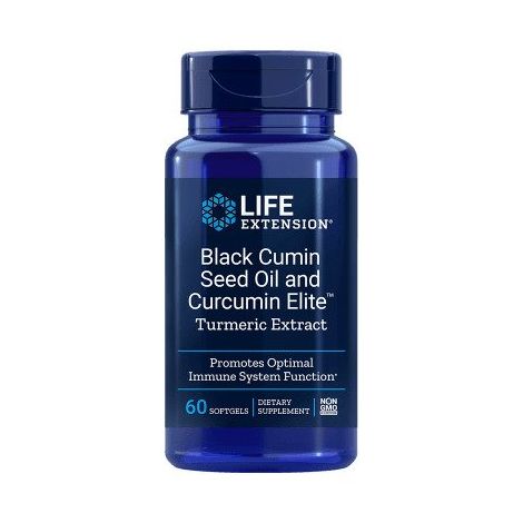 Black Cumin Seed Oil and Curcumin Elite Turmeric Extract - 60 softgels