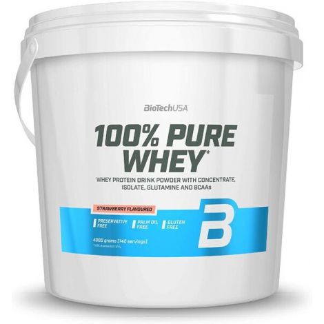 100% Pure Whey, Strawberry - 4000g