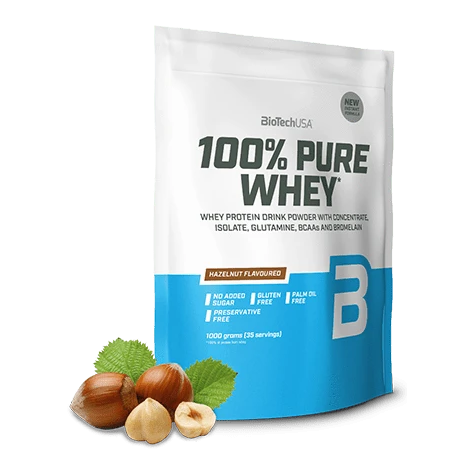 100% Pure Whey, Hazelnut - 1000g