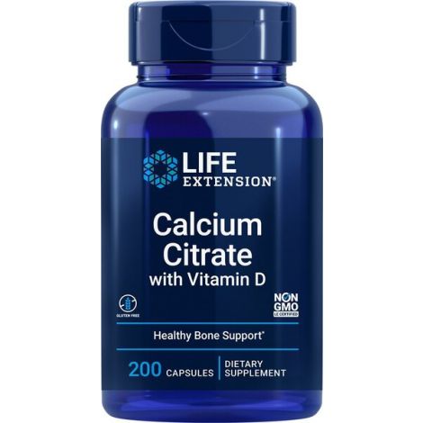 Calcium Citrate with Vitamin D - 200 vcaps