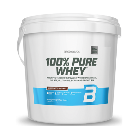 100% Pure Whey, Chocolate - 4000g