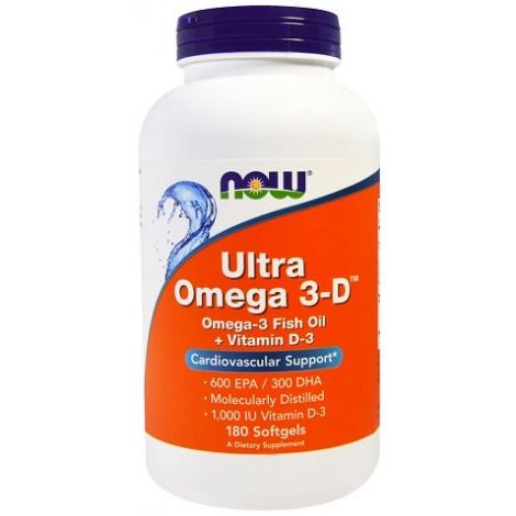 Ultra Omega 3-D with Vitamin D-3 - 180 softgels