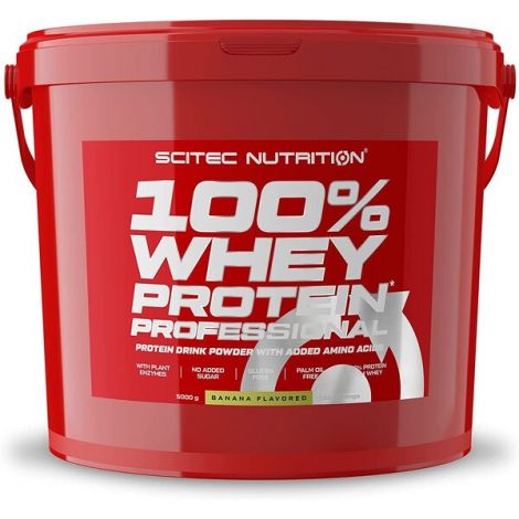 100% Whey Protein Professional, Banana  - 5000g