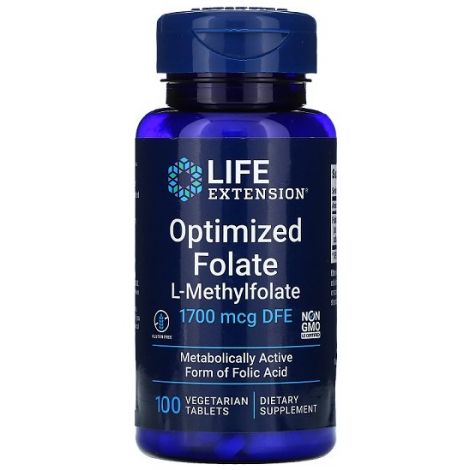 Optimized Folate, 1700mcg - 100 vegetarian tabs